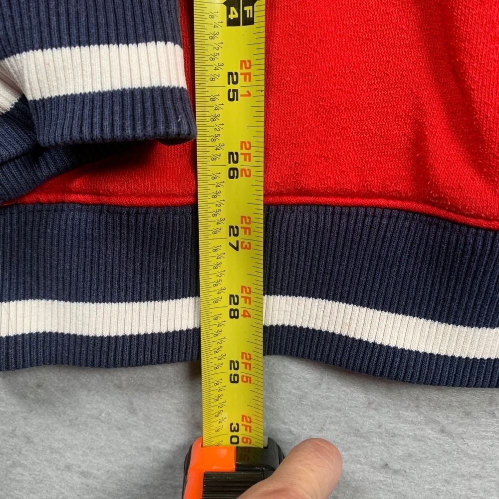 Cinch Hoodie Mens Large Red Denim Co Embroidered Pullover Sweatshirt Western - Picture 12 of 13